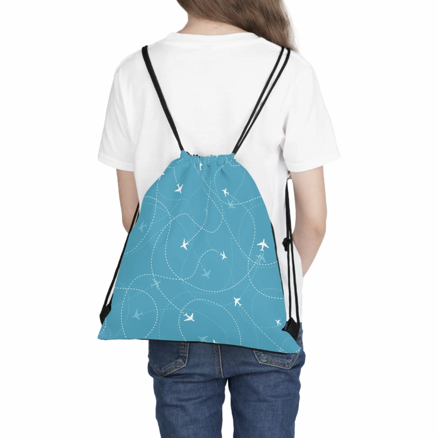 LFO - Luggage Factory - Planes Trails - Outdoor Drawstring Bag 7 LFO - Luggage Factory - Planes Trails - Outdoor Drawstring Bag - Image 5