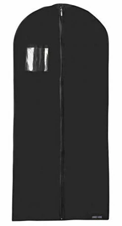 New Breathable 54" Suit/Dress Black Garment Bag By Bags For LESSTM