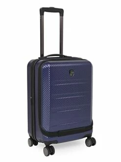 HEYS EZ Access 2.0 Range Navy Color Hard Cabin Luggage, Blue, Luggage -Luggage Sales Shop 313v6rXeW0L