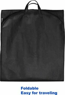Simple Houseware 60-Inch Heavy Duty Garment Bag W/Pocket For Suits, Tuxedos, Dresses, Coats -Luggage Sales Shop 316IMK9yH2L