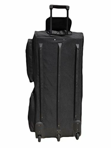 Gothamite 36-inch Rolling Duffle Bag With Wheels | Luggage Bag | Hockey Bag | XL Duffle Bag With Rollers | Heavy Duty 1200D Polyester (Black) 6 Gothamite 36-inch Rolling Duffle Bag With Wheels | Luggage Bag | Hockey Bag | XL Duffle Bag With Rollers | Heavy Duty 1200D Polyester (Black) - Image 4