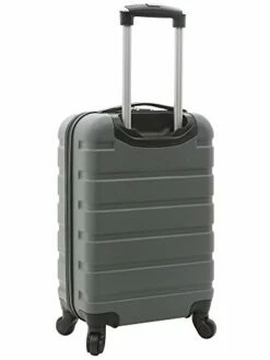Wrangler Hardside Carry-On Spinner Luggage, Charcoal Grey, 20-Inch -Luggage Sales Shop 317oKh9rPeL