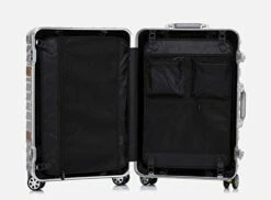 Women Travel Rolling Luggage Aluminum Frame Checked Boarding Cabin Case Spinner Trolley Travel Suitcase,Red,29 -Luggage Sales Shop 318krzK73YL