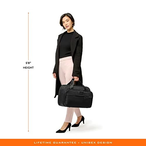 Briggs & Riley Expandable Cabin Bag, Black 6 Briggs & Riley Expandable Cabin Bag, Black - Image 4