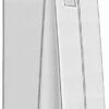 Wedding Gown Gusseted Garment Bag - 20" Gusset For Large Bridal And Prom Dresses With Boxed Bottom - ID Window - 72" X 24" - White And Grey - Monster Bag Collection By Your Bags