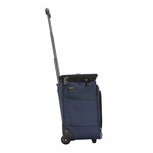 Travelers Club Luggage 16" Top Expandable Rolling Underseater W/USB Port, Blue Suitcase, Carry-On, Navy 14 Travelers Club Luggage 16" Top Expandable Rolling Underseater W/USB Port, Blue Suitcase, Carry-On, Navy - Image 12