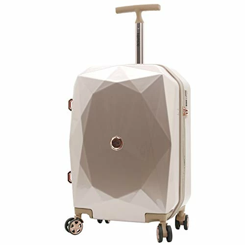 Kensie Women's 3D Gemstone TSA Lock Hardside Spinner Luggage, Rose Gold, 20-Inch Carry-On 3 Kensie Women's 3D Gemstone TSA Lock Hardside Spinner Luggage, Rose Gold, 20-Inch Carry-On