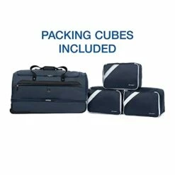 Travelpro Roadtrip 30" Drop-Bottom Wheels Rolling Duffel Bag Luggage 3 Large Packing Cubes Included Men, Women, Navy, Inch 12 Travelpro Roadtrip 30" Drop-Bottom Wheels Rolling Duffel Bag Luggage 3 Large Packing Cubes Included Men, Women, Navy, Inch -Luggage Sales Shop 31NAyf6YbEL
