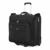 (USED) SWISSGEAR Full-Sized Effortless Folding Wheeled Garment Bag | Rolling Travel Luggage | Men's And Women's - Black