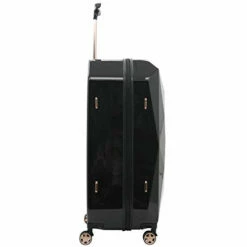 Kensie Women's 3D Gemstone TSA Lock Hardside Spinner Luggage, Black, 20-Inch Carry-On -Luggage Sales Shop 31UAdl70GkL