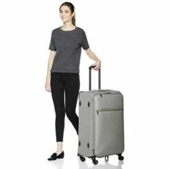 AmazonBasics Belltown Softside Rolling Spinner Suitcase Luggage - 30 Inch, Heather Grey 12 AmazonBasics Belltown Softside Rolling Spinner Suitcase Luggage - 30 Inch, Heather Grey -Luggage Sales Shop 31aF5DNgUAL 3c57f0dd 3b4e 4a97 8609 7f7dbf6d196c