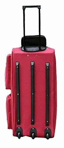 Gothamite 36-inch Rolling Duffle Bag With Wheels | Luggage Bag | Hockey Bag | XL Duffle Bag With Rollers | Heavy Duty 1200D Polyester (Fuchsia) 9 Gothamite 36-inch Rolling Duffle Bag With Wheels | Luggage Bag | Hockey Bag | XL Duffle Bag With Rollers | Heavy Duty 1200D Polyester (Fuchsia) - Image 7