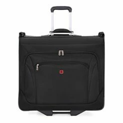 (USED) SWISSGEAR Full-Sized Effortless Folding Wheeled Garment Bag | Rolling Travel Luggage | Men's And Women's - Black -Luggage Sales Shop 31fsm 2B6NRlL