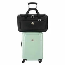 Delsey Paris Delsey Luggage Fashion 2-Piece Set, Carry-On Suitcase And Free Duffel Bag (Seafoam)
