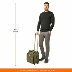 Briggs & Riley 2-Wheel Cabin Bag, Olive -Luggage Sales Shop 31vWlwNH8VL