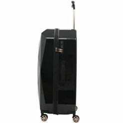 Kensie Women's 3D Gemstone TSA Lock Hardside Spinner Luggage, Black, 20-Inch Carry-On -Luggage Sales Shop 31x5vJ2WMnL