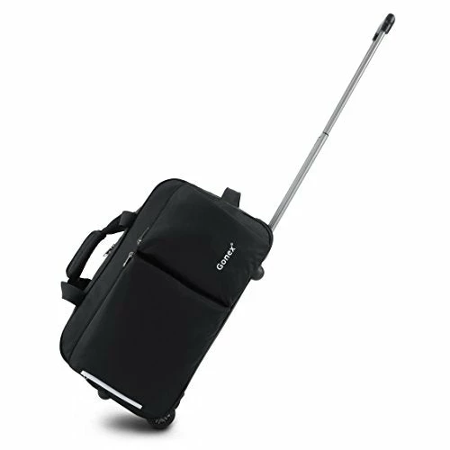 Rolling Duffel Bag, Water Repellent Wheeled Duffel Carry On Luggage 20inch Black 11 Rolling Duffel Bag, Water Repellent Wheeled Duffel Carry On Luggage 20inch Black - Image 9