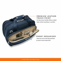 Briggs & Riley Expandable Cabin Bag, Navy -Luggage Sales Shop 41 YjlwkV5L