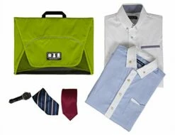 BAGSMART 17" Packing Folder Anti-wrinkle Travel Garment Bag Luggage Organizer, Green -Luggage Sales Shop 41 Z2t4WM4L