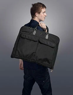 Bagsmart Garment Bag For Suits And Wedding Dresses With Shoulder Strap And Hanger, Black 19 Bagsmart Garment Bag For Suits And Wedding Dresses With Shoulder Strap And Hanger, Black -Luggage Sales Shop 41 pwZLXanL