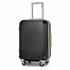 Seller-Wu 20/22/24/26/28Inch Rolling Luggage Lightweight Travel Suitcase On Wheels,Navy Blue Frame,24 -Luggage Sales Shop 410HtryC5 2BL