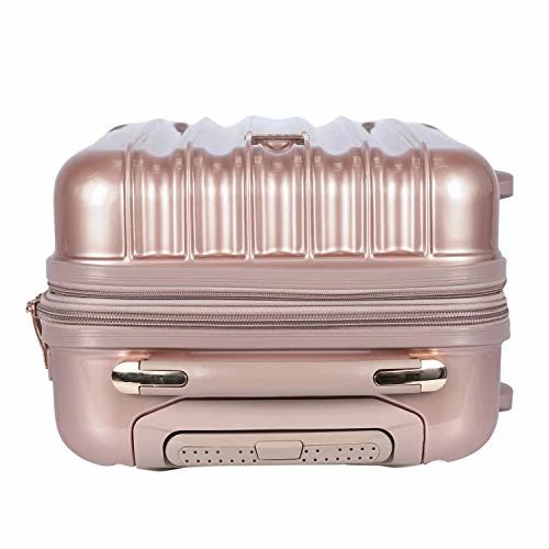 Kensie Women's Alma Hardside Spinner Luggage, Rose Gold, Carry-On 20-Inch 6 Kensie Women's Alma Hardside Spinner Luggage, Rose Gold, Carry-On 20-Inch - Image 4