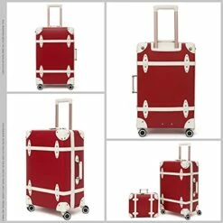NZBZ Vintage Luggage Sets Of 4 Pieces, Carry On Cute Suitcase With Rolling Spinner Wheels TSA Lock Luggage 14"+20"+24"+28" (Cherry Red) -Luggage Sales Shop 4113W41TxkS 21c353b2 b047 4cd4 b45b 0f01a3b46bfc