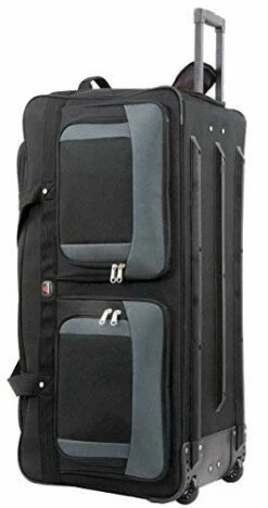 Amaro 36in Rolling Duffel Bag With Wheels | Travel Duffle Luggage Bag | Lightweight Rolling Bag L | Retractable Pull Handle (Black) 14 Amaro 36in Rolling Duffel Bag With Wheels | Travel Duffle Luggage Bag | Lightweight Rolling Bag L | Retractable Pull Handle (Black) -Luggage Sales Shop 413HLG5Qg7L