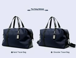 BOPAI-BO | Boston Bag Travel Tote Duffel Bag Carry On Bag Weekender Overnight Bag (Navy) 15 BOPAI-BO | Boston Bag Travel Tote Duffel Bag Carry On Bag Weekender Overnight Bag (Navy) -Luggage Sales Shop 4148ZRCR2gL