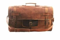 Cuero 20" Mens Retro Style Carry On Luggage Flap Duffel Leather Duffel Bag 12 Cuero 20" Mens Retro Style Carry On Luggage Flap Duffel Leather Duffel Bag -Luggage Sales Shop 414GreACgqL