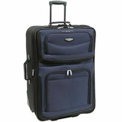 Travel Select Amsterdam Expandable Rolling Upright Luggage, Navy, 8-Piece Set -Luggage Sales Shop 4152oKZ1 bL