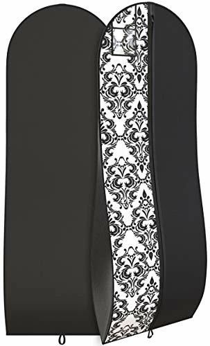 Gusseted Gown Garment Bag For Women’s Prom And Bridal Wedding Dresses - Travel Folding Loop, ID 3 Gusseted Gown Garment Bag For Women’s Prom And Bridal Wedding Dresses - Travel Folding Loop, ID