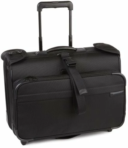 Briggs & Riley Carry-On Wheeled Garment Bag,Black,14X21X8.5 3 Briggs & Riley Carry-On Wheeled Garment Bag,Black,14X21X8.5
