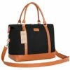 Ulgoo Travel Tote Bag Carry On Shoulder Bag Overnight Duffel In Trolley Handle (Black) -Luggage Sales Shop 417PGMwZ2QL