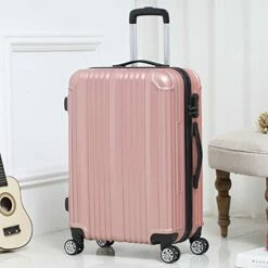 New Hot Suitcase Carry-Ons Women Travel Spinner Rolling Luggage On Wheels,Black,22 -Luggage Sales Shop 417s4Ix0bEL