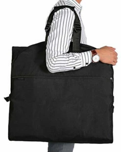 Magictodoor 60" Garment Bag Tri-Fold Gown Length W/Hanging Hook Large Pocket Destination Bag 14 Magictodoor 60" Garment Bag Tri-Fold Gown Length W/Hanging Hook Large Pocket Destination Bag -Luggage Sales Shop 418TM0TAGaL