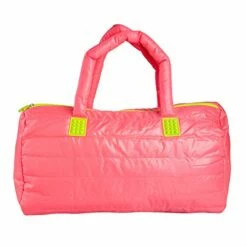 GENERIC FUEL Hot Pink Gym Bag Duffle Zipper Weekender For Women Duffel Weekend Carry On With Zipper Pocket