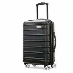 Samsonite Omni 2 Hardside Expandable Luggage With Spinner Wheels, Midnight Black, Carry-On 20-Inch