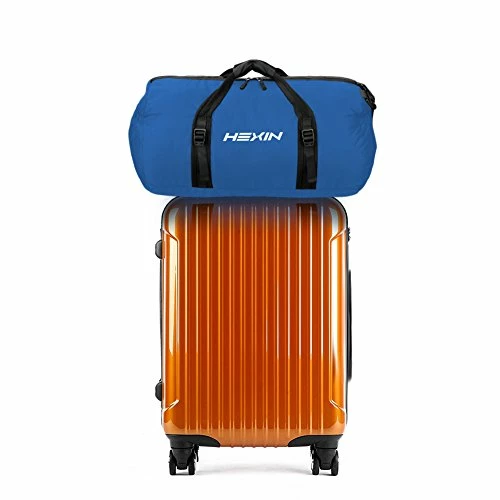 HEXIN Carry On Bag Travel Duffel Tote Unisex Weekender Bag Blue 10 HEXIN Carry On Bag Travel Duffel Tote Unisex Weekender Bag Blue - Image 8