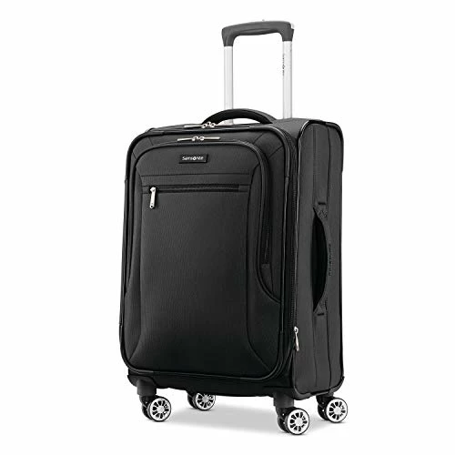 Samsonite Ascella X Softside Expandable Luggage With Spinner Wheels, Black, Carry-On 20-Inch 2 Samsonite Ascella X Softside Expandable Luggage With Spinner Wheels, Black, Carry-On 20-Inch