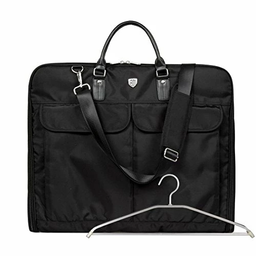 Bagsmart Garment Bag For Suits And Wedding Dresses With Shoulder Strap And Hanger, Black 4 Bagsmart Garment Bag For Suits And Wedding Dresses With Shoulder Strap And Hanger, Black - Image 2