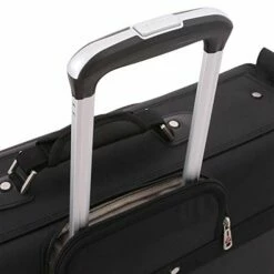 (USED) SWISSGEAR Full-Sized Effortless Folding Wheeled Garment Bag | Rolling Travel Luggage | Men's And Women's - Black -Luggage Sales Shop 41FmzhakDHL