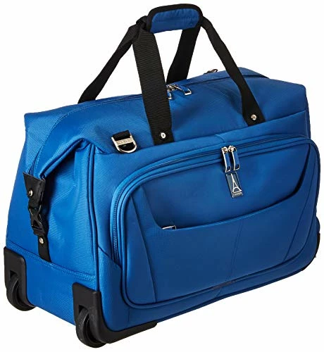 Travelpro Luggage Maxlite 5 20" Lightweight Carry-On Rolling Duffel Suitcase, Azure Blue One Size 6 Travelpro Luggage Maxlite 5 20" Lightweight Carry-On Rolling Duffel Suitcase, Azure Blue One Size - Image 4