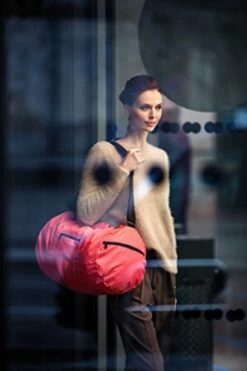 Reisenthel Mini Maxi Dufflebag, Foldable Overnight Duffel And Sports Bag With Built-in Carrying Pouch, Indigo -Luggage Sales Shop 41GVbhhYSiL