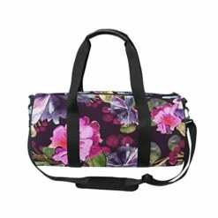 Duffel Bag Watercolor Purple Floral Women Garment Gym Tote Bag Best Sports Bag For Boys -Luggage Sales Shop 41GpdBhXi4L