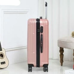 New Hot Suitcase Carry-Ons Women Travel Spinner Rolling Luggage On Wheels,Black,22 -Luggage Sales Shop 41H IYLXGCL