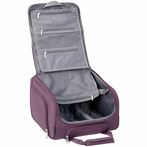 AmazonBasics Underseat Carry-On Rolling Travel Luggage Bag - Purple 9 AmazonBasics Underseat Carry-On Rolling Travel Luggage Bag - Purple - Image 7