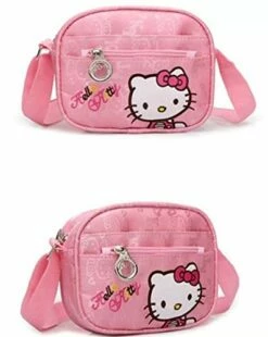 Hello Kitty Bag, Hello Kitty Purse For Girls-Pink KT Cat Crossbody Bag, Hello Kitty Mini Pink Small Shoulder Handbag For Girl, Mini Travel Bag For Girls, KT Cat Purse For Girls. -Luggage Sales Shop 41Hu5OuA2ZL