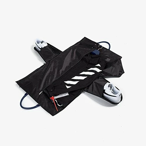 Project 11 Garment Weekender Black Leather With Blue Accents By Hook & Albert 5 Project 11 Garment Weekender Black Leather With Blue Accents By Hook & Albert - Image 3