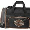 Harley Davidson Harley-Davidson Bar & Shield Logo 20" Wheeling Duffel Carry-On Bag 99416-BLACK -Luggage Sales Shop 41IOGyox1kL